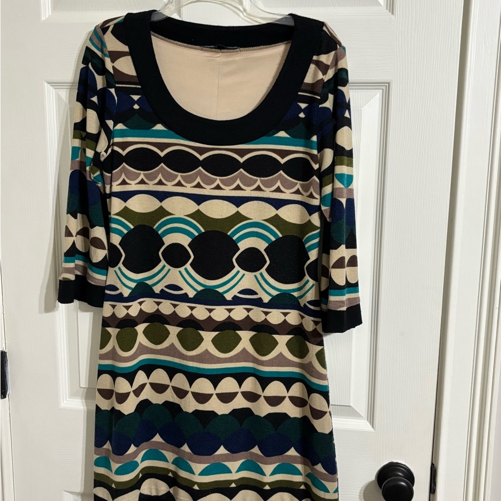 Tiana B. Multicolor Geometric Dress